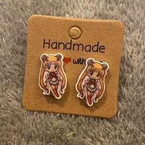 Sailor moon character earrings
